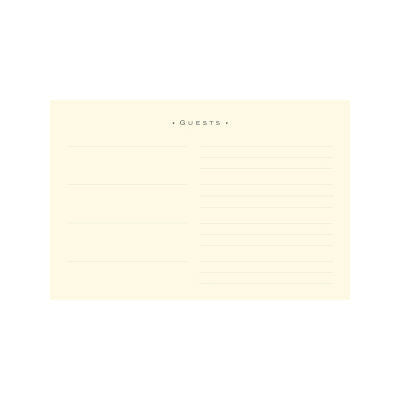 Guest Book - Classic Black