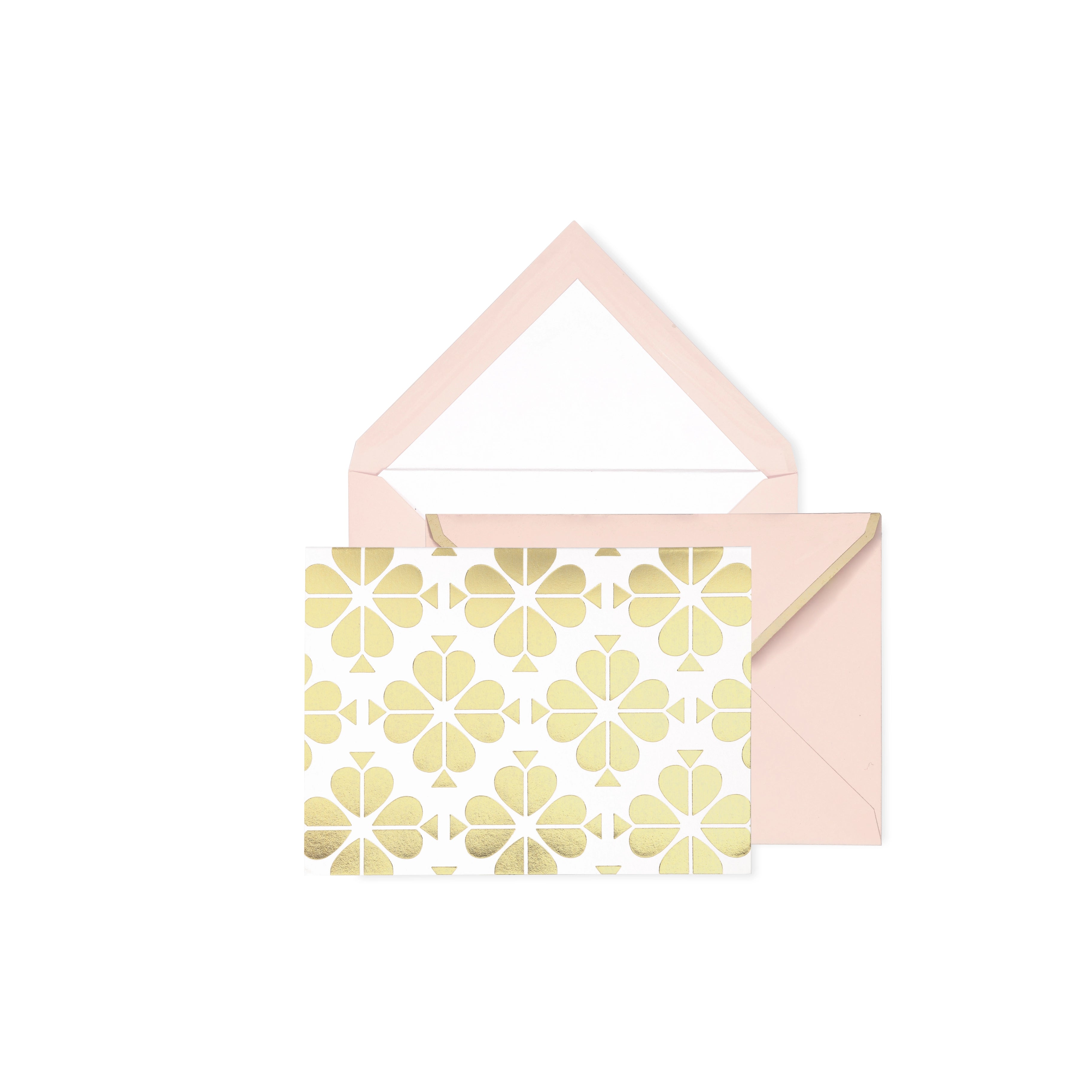 Kate Spade New York Boxed Notes - Gold Spade Flower
