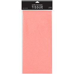 Waste Not Paper Tissue Paper - Coral