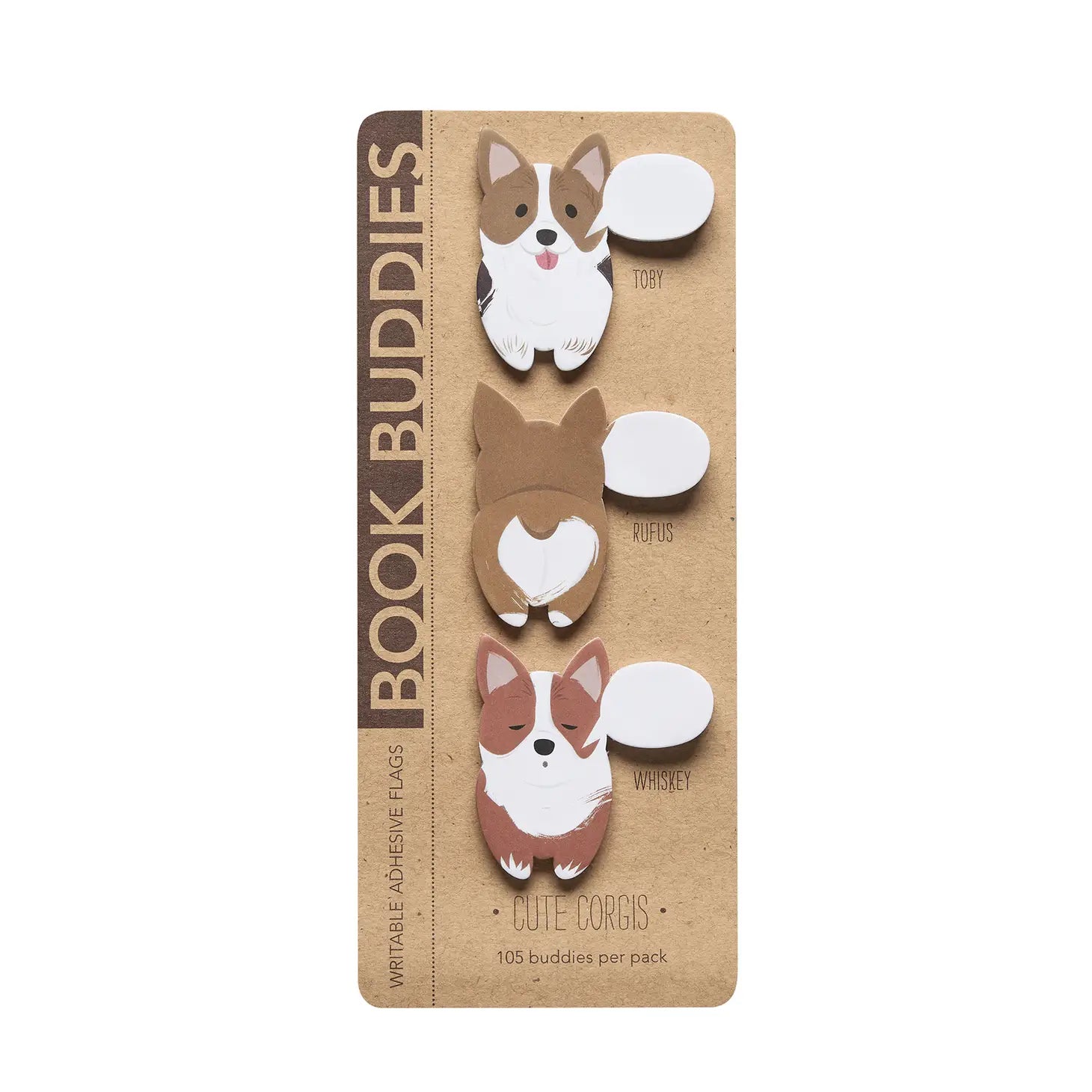 Book Buddies Page Flags - Curious Corgis