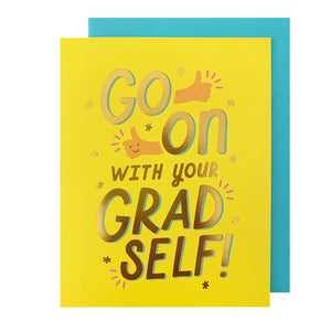 The Social Type Greeting Card - Grad Self