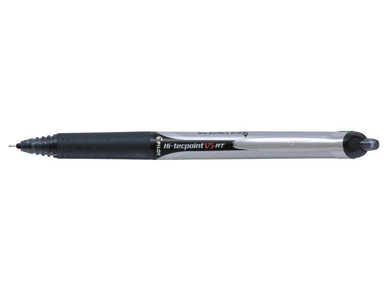 Pilot Pen Hi Tecpoint V5 Retractable - Black