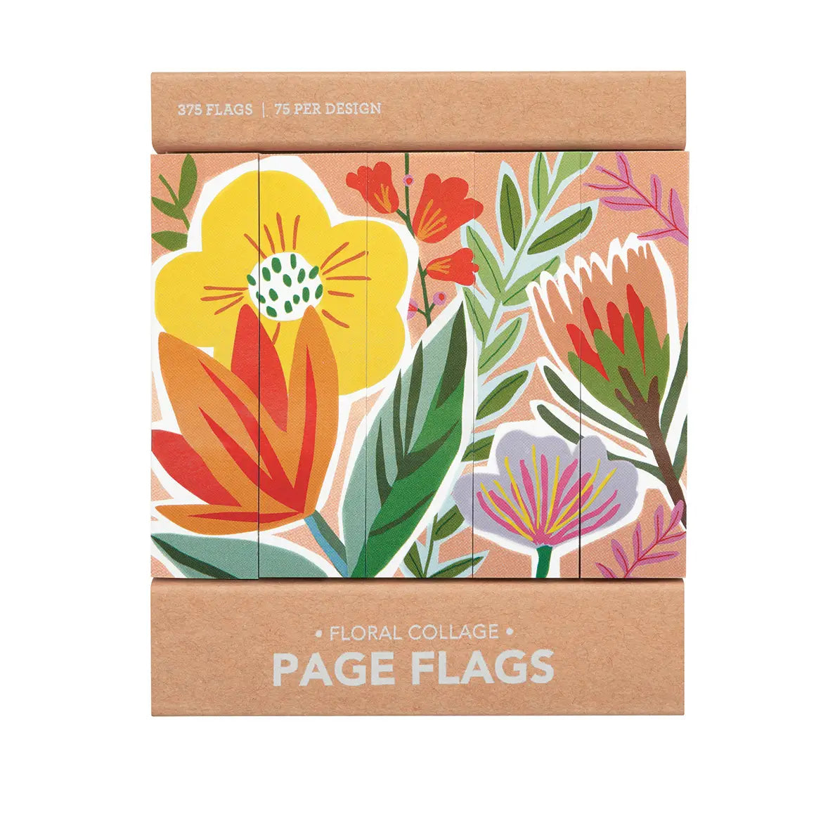 Page Flags - Floral Collage