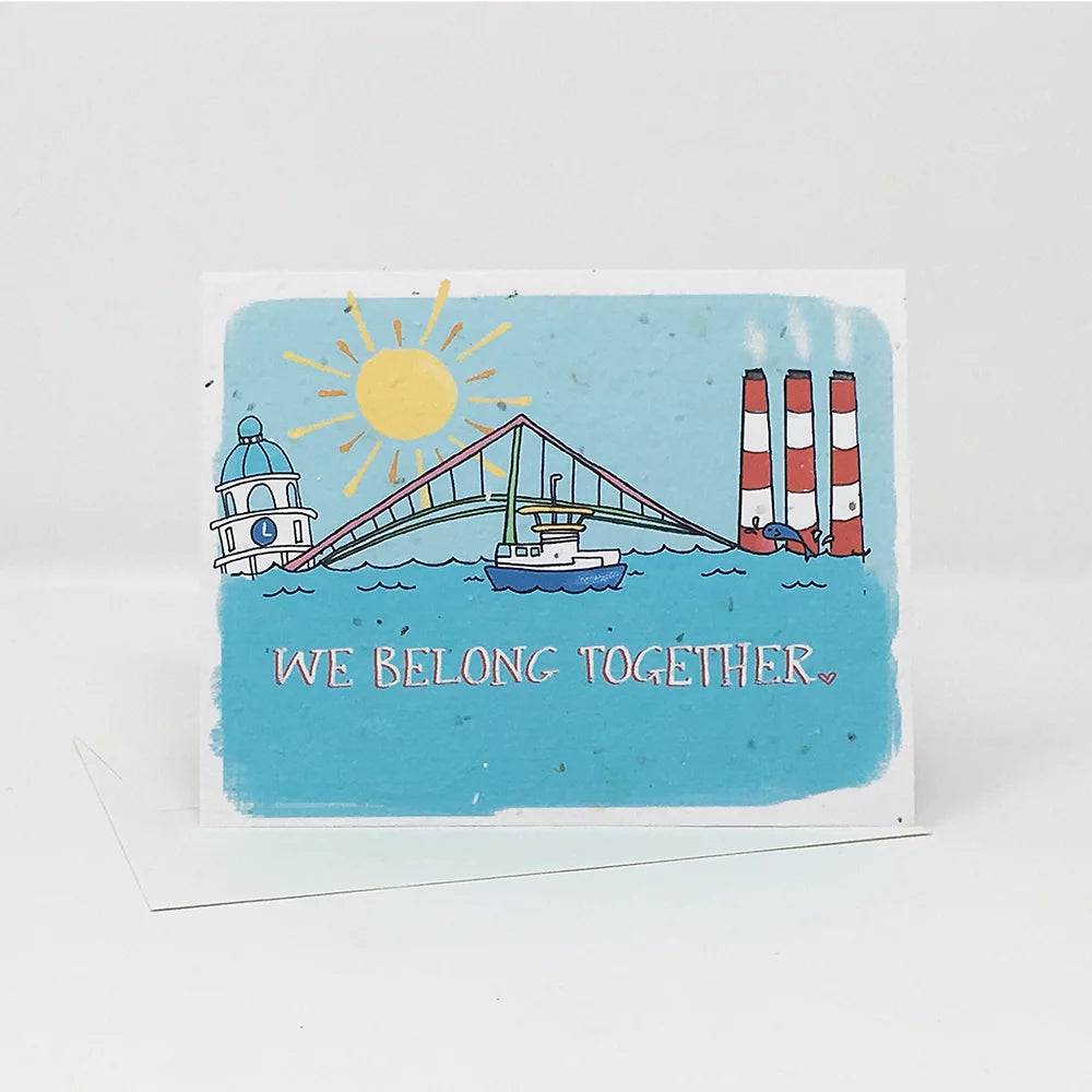Jill + Jack Plantable Greeting Card - Belong Together