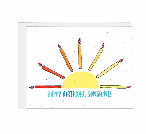 Jill + Jack - Plantable Greeting Card - Sunshine