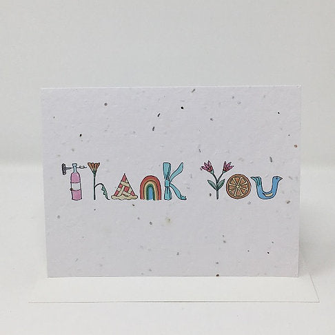 Jill + Jack - Plantable Greeting Card - Thank You Symbols