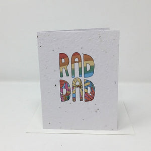 Jill + Jack - Plantable Greeting Card - Rad Dad