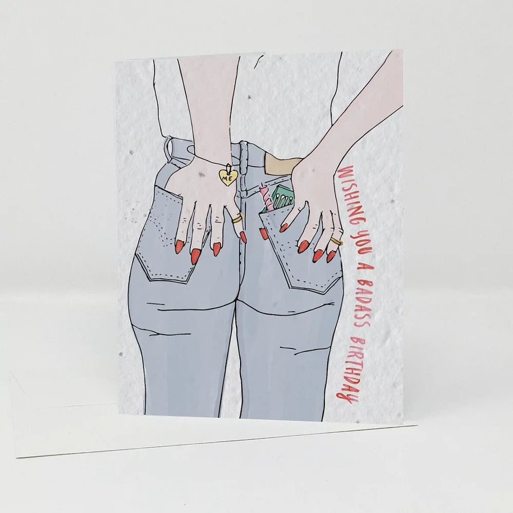 Jill + Jack - Plantable Greeting Card - Badass