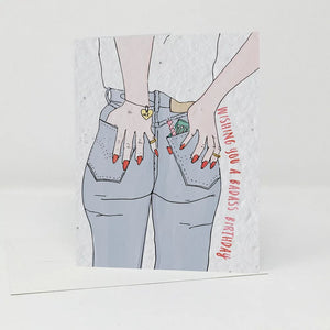 Jill + Jack - Plantable Greeting Card - Badass
