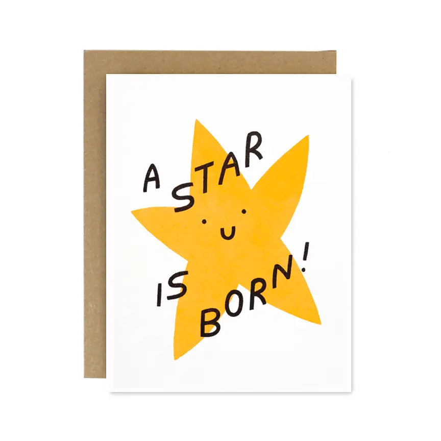 Worthwhile Paper Greeting Card - A Star Is Born