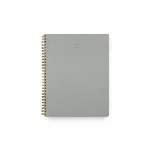 Appointed Coiled Notebook Lined - Dove Grey