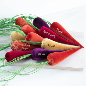 Handmade Velvet Carrot - Plum