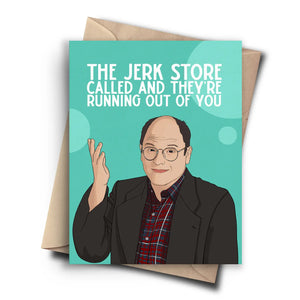 Greeting Card - Seinfeld Jerk Store Greeting Card
