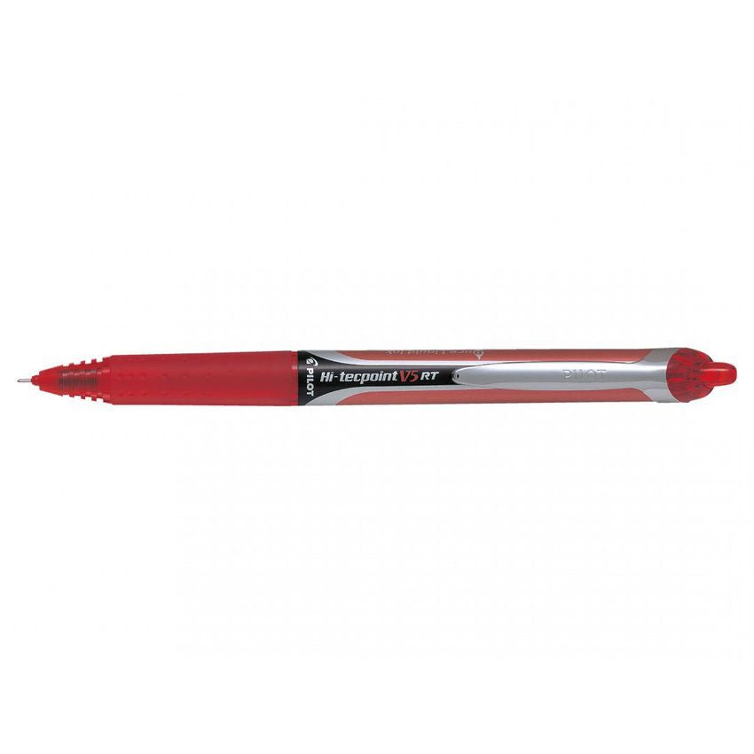 Pilot Pen Hi Tecpoint V5 Retractable - Red