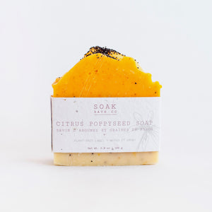 Soak Bath Co Soap - Citrus Poppyseed