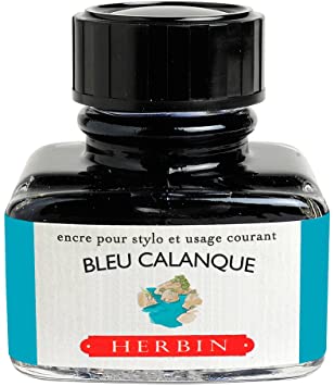 J. Herbin Bottle Ink - 30ml - Bleu Calanque
