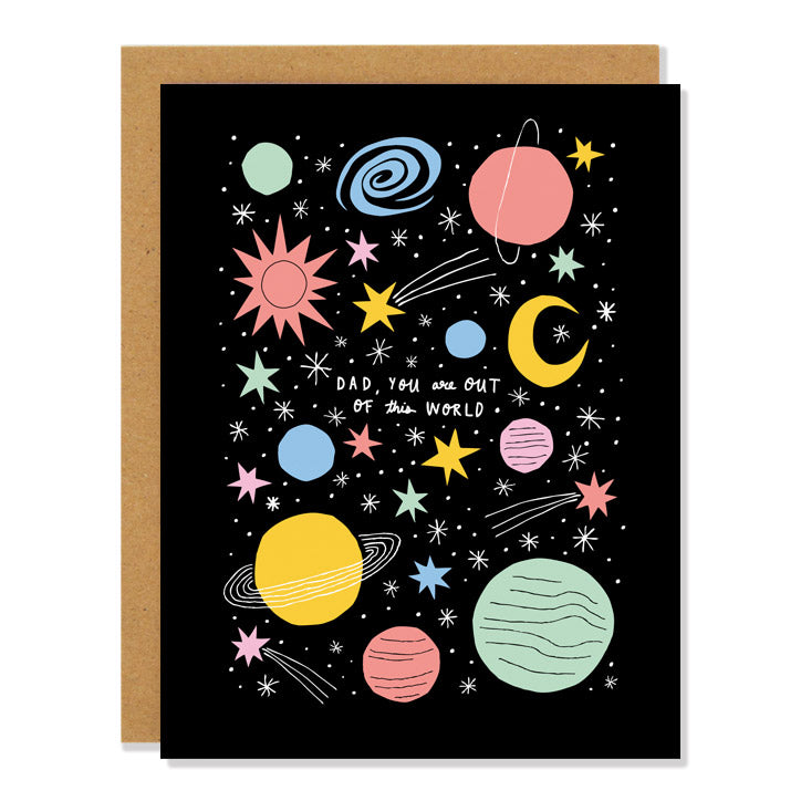 Badger & Burke Greeting Card - Out Of This World Dad