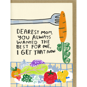 People I've Loved Greeting Card - Eat Your Veggies