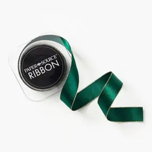 Satin Ribbon - 1" Glitter Green