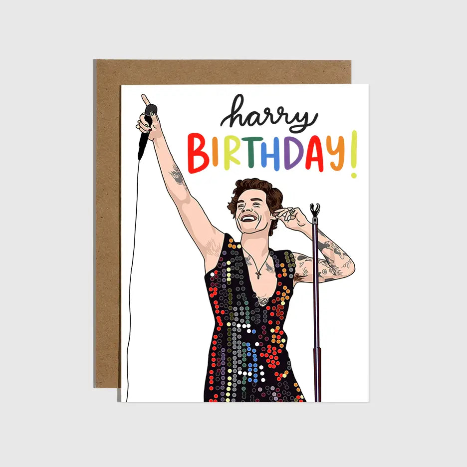 Brittany Paige Greeting Card - Harry Birthday