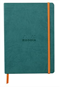 Rhodia Soft Cover Notebook A5 Dot Grid - Peacock