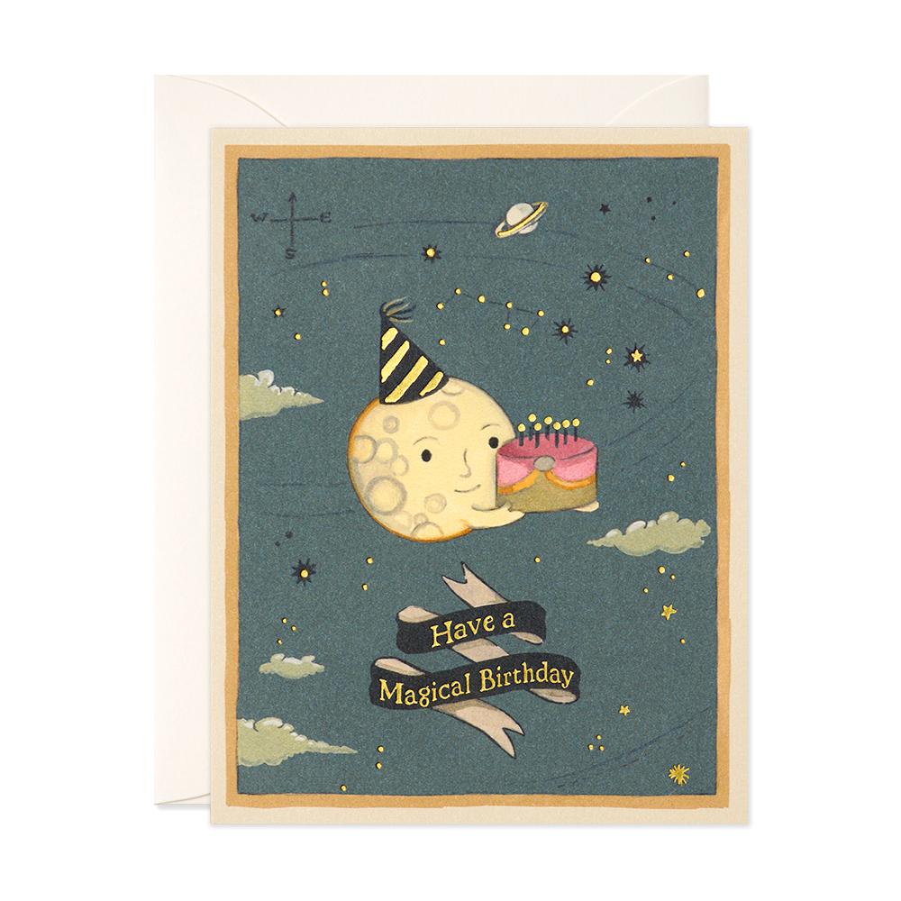 JooJoo Paper Greeting Card - Moon Cake