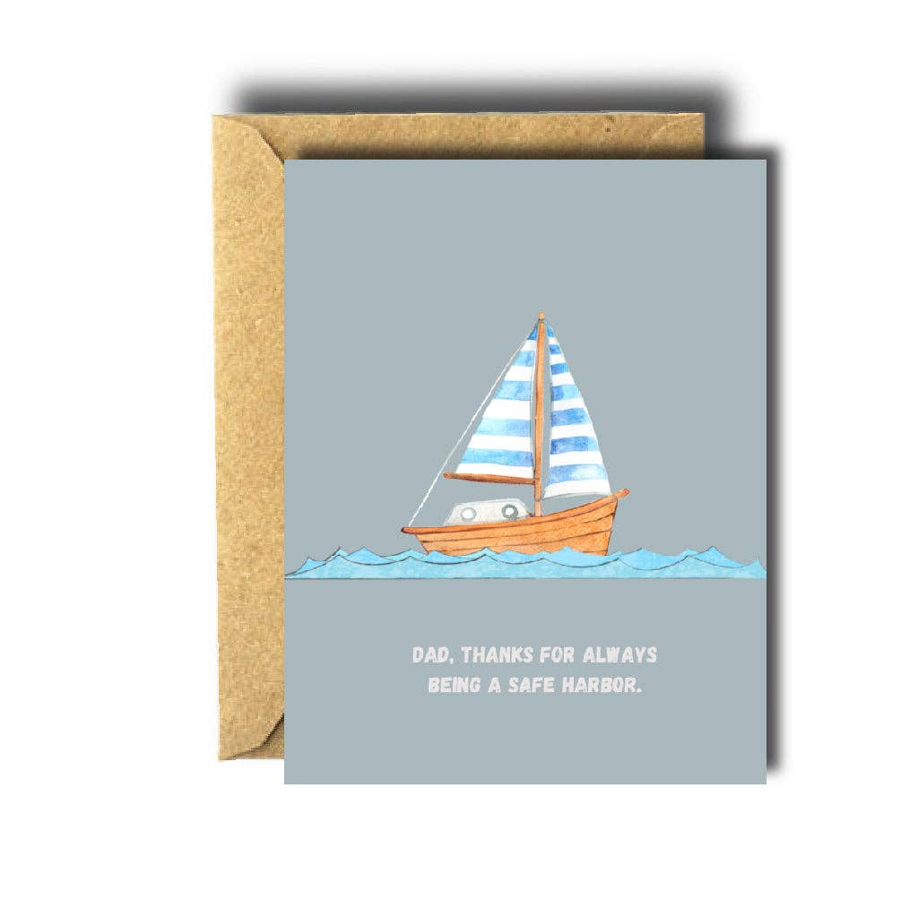 Bee Unique Greeting Card - Father’s Day Sailing