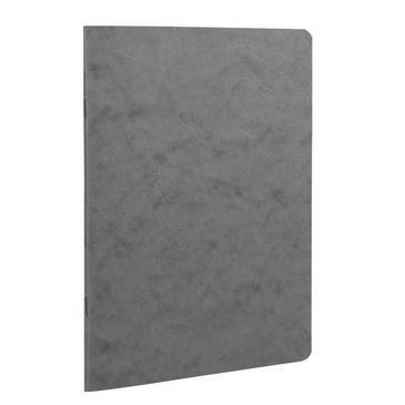 Clairefontaine Notebook Stapled A5 Lined - Grey