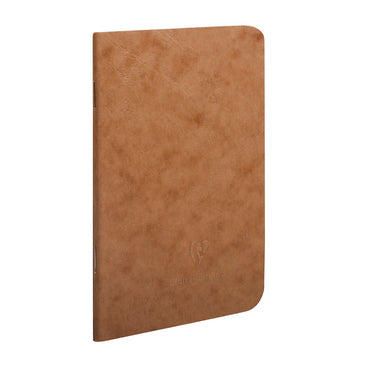 Clairefontaine Notebook Stapled Mini Lined - Tan