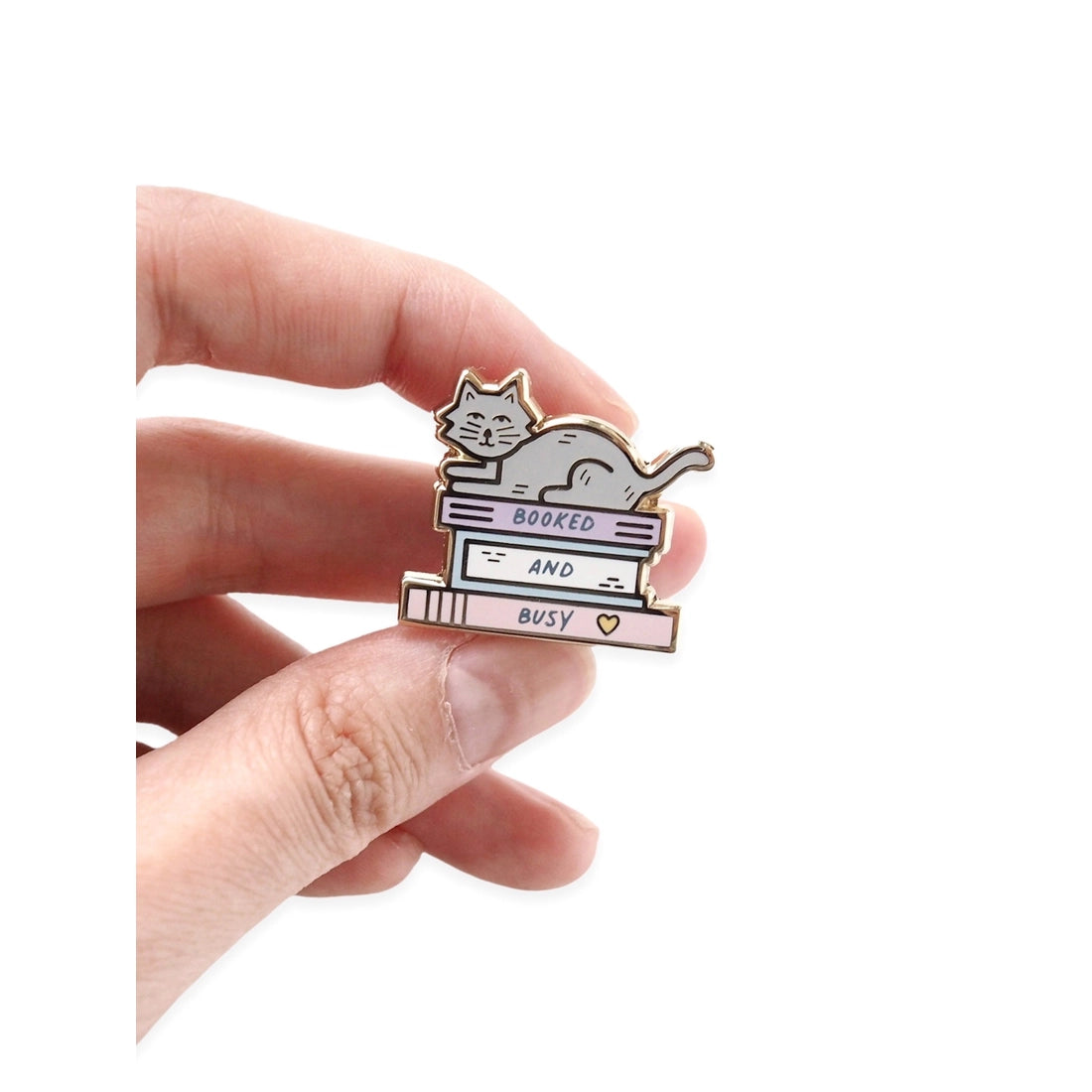 Enamel Pin - Booked and Busy