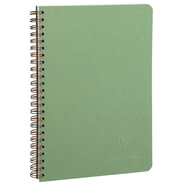 Clairefontaine Notebook Coiled A5 Lined - Green