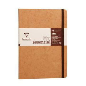 Clairefontaine Notebook My Essential A5 Dot Grid - Tan