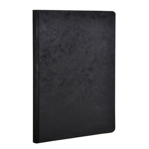 Clairefontaine Notebook Cloth Spine A5 Lined - Black