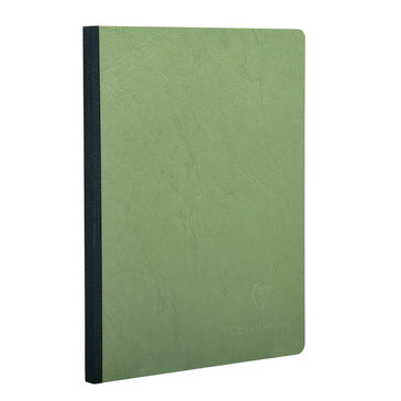 Clairefontaine Notebook Cloth Spine A5 Lined - Green