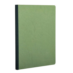 Clairefontaine Notebook Cloth Spine A5 Lined - Green