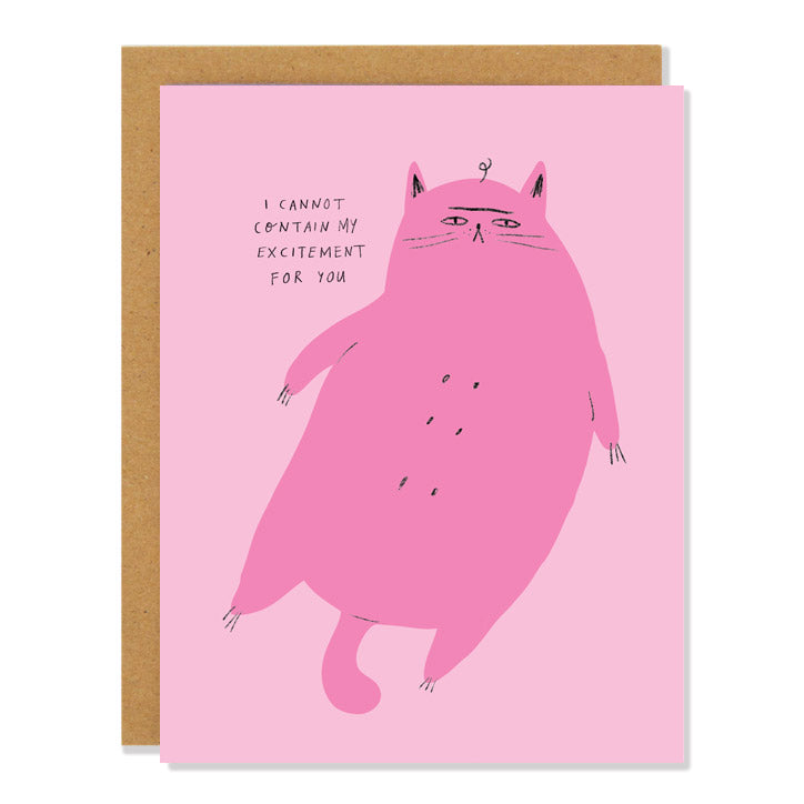 Badger & Burke Greeting Card - Indifferent Kitty