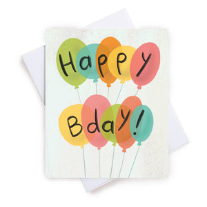 Meaghan Smith Creative Greeting Card - B-Day Balloons