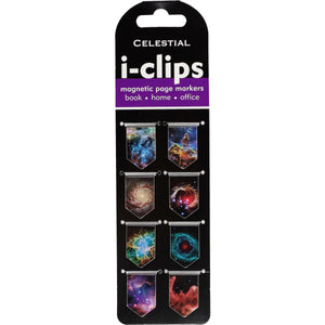 Peter Pauper Press i-clips Magnetic Page Markers - Celestial