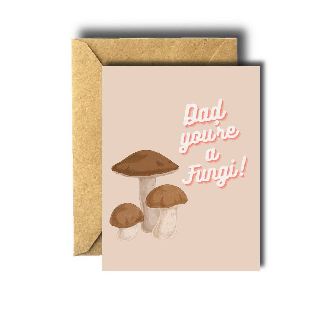 Bee Unique Greeting Card - Father’s Day Fungi