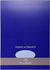 G. Lalo Vergé de France Writing Block - A4 Blue