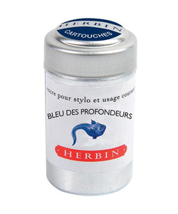 J. Herbin Ink Cartridges - Bleu Des Profondeurs