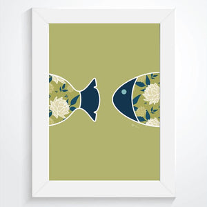 Paper and Wings Art Print - 8" x 10" - Buds & Blooms