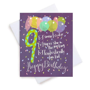 Meaghan Smith Greeting Card - Age 9 Checklist
