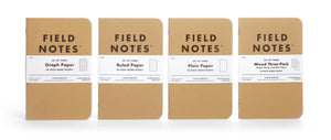 Field Notes Pocket Notebook Set - Kraft, Mixed