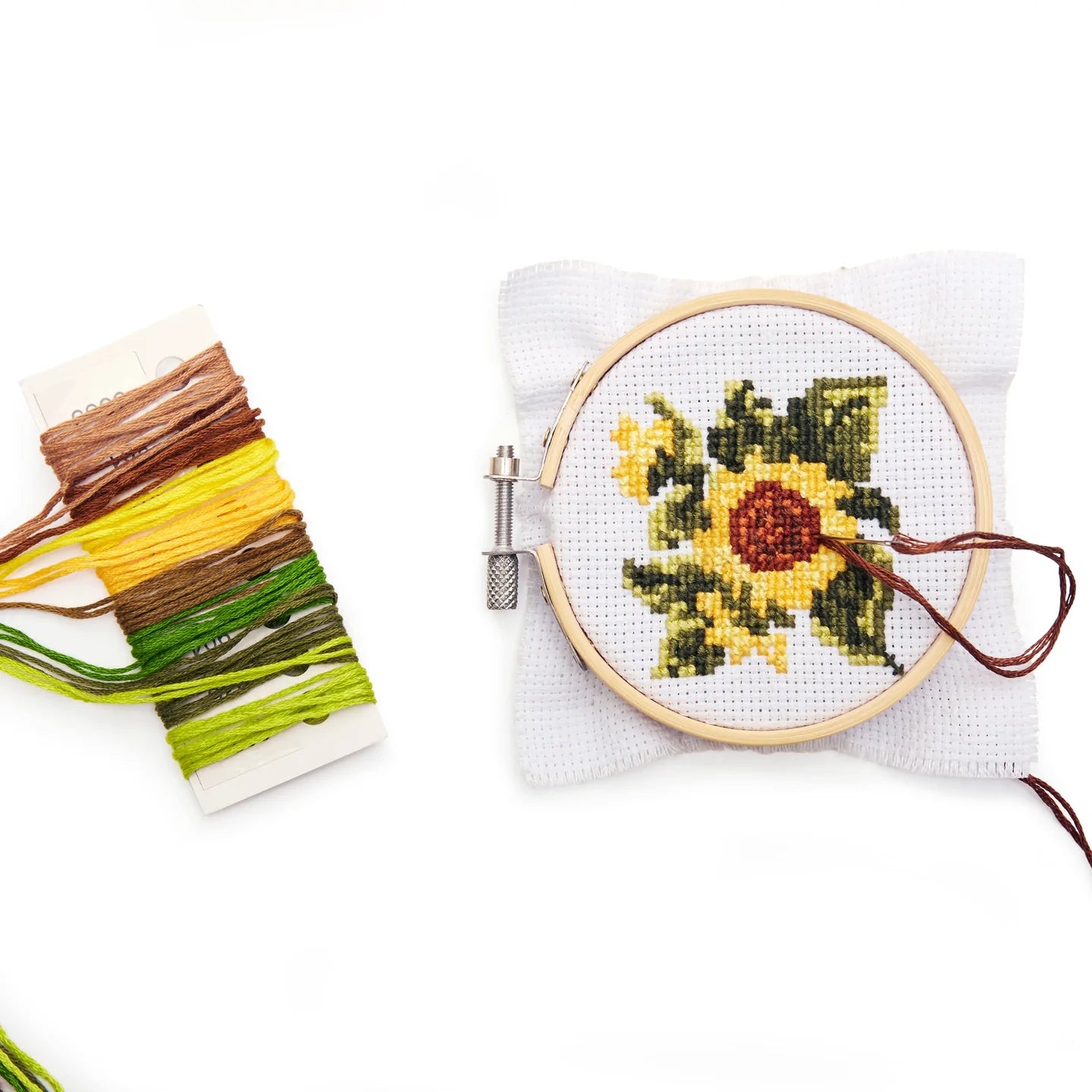 Mini Embroidery Kit - Sunflower