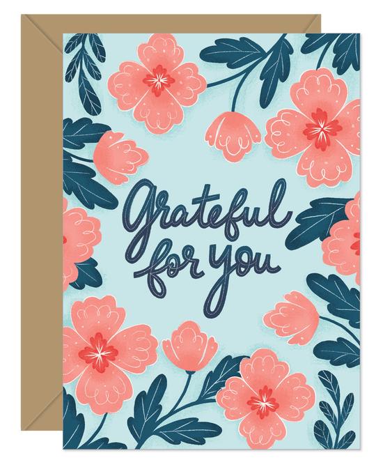 Hello Sweetie Design Greeting Card - Grateful For You