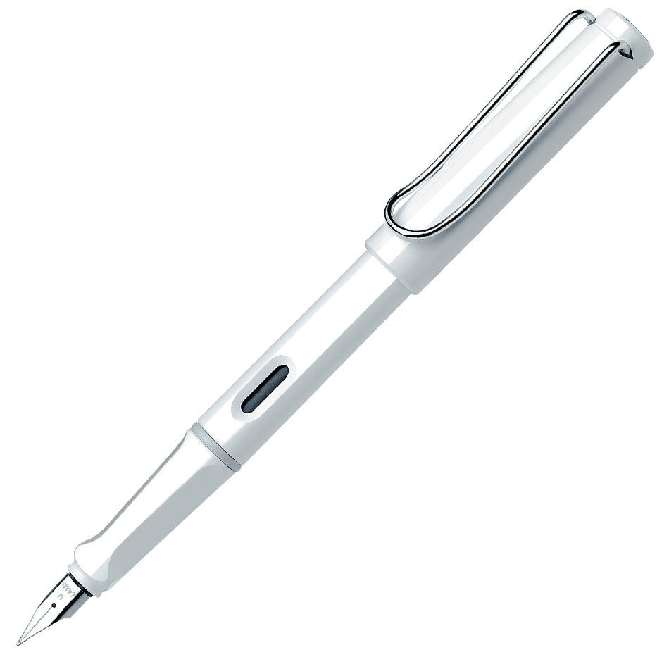 Lamy Safari Fountain Pen With Converter - White Medium