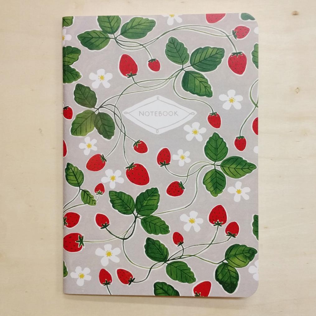 Kat Frick Miller Notebook - Strawberries