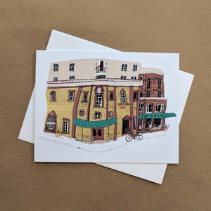 Emma Fitzgerald Greeting Card - Founders Corner Two If By Sea