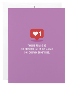 Classy Cards - Greeting Card - Tag On Instagram
